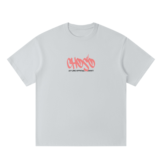Crimson Flow Graffiti Streetwear Shirt Grey - AY - Line Anime