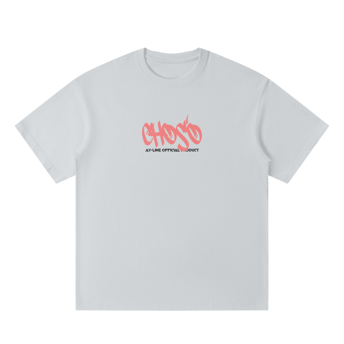 Crimson Flow Graffiti Streetwear Shirt Grey - AY - Line Anime