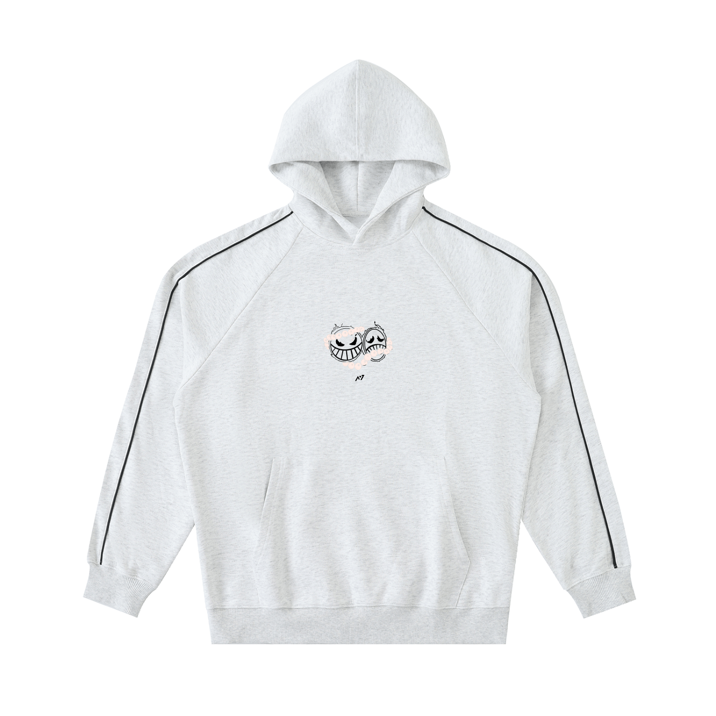 Flame Rouge Streetwear Striped Hoodie - AY - Line Anime