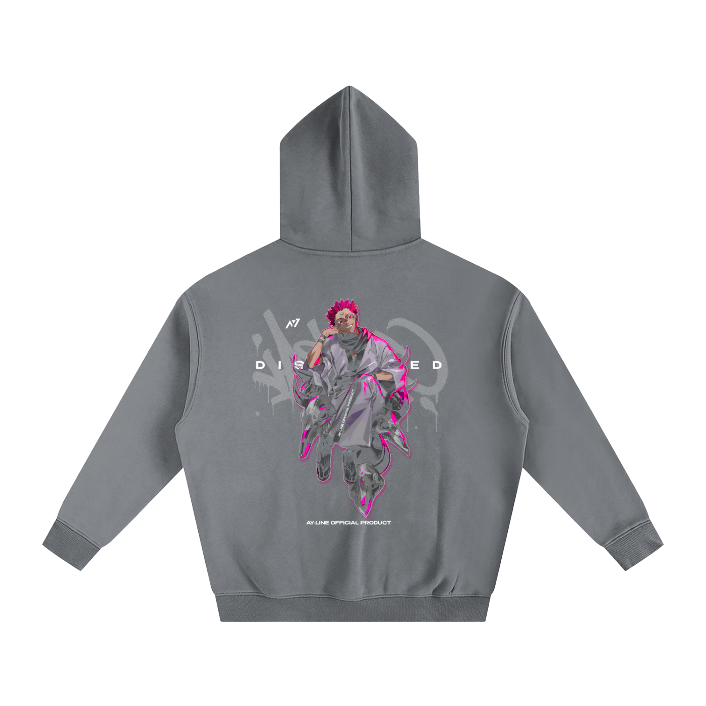 DISGRACE. 2.0 Streetwear Hoodie - AY - Line Anime
