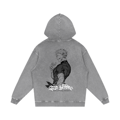The Honored One Streetwear Washed Hoodie - AY - Line Anime