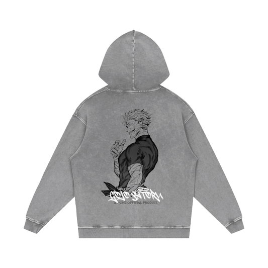 The Honored One Streetwear Washed Hoodie - AY - Line Anime