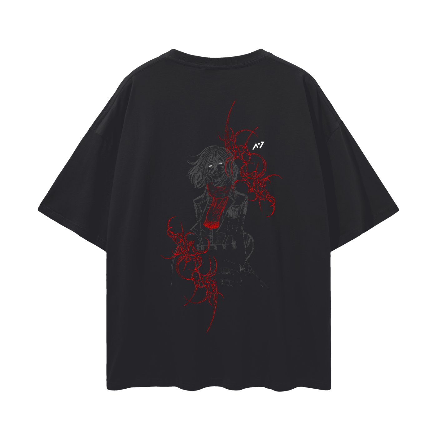 For His Sake Black Streetwear Shirt - AY - Line Anime