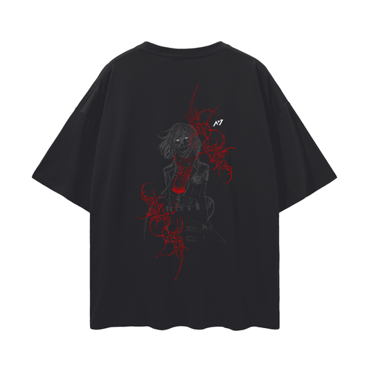 For His Sake Black Streetwear Shirt - AY - Line Anime