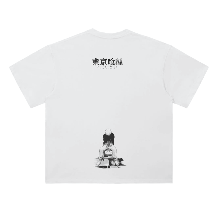 Ghoul’s Fury Streetwear Shirt White Heavy Weight - AY - Line Anime