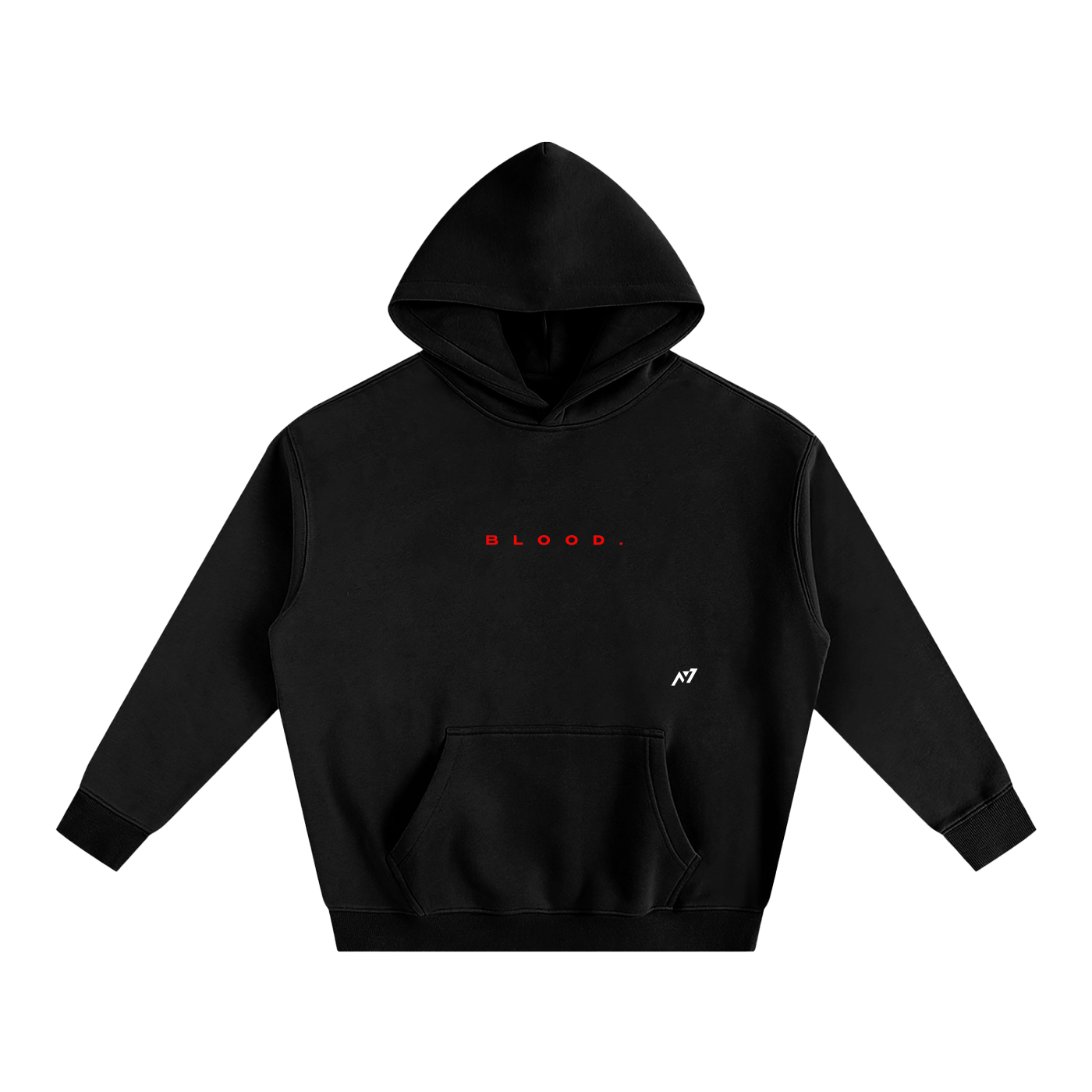 BLOOD. Streetwear Hoodie - AY - Line Anime