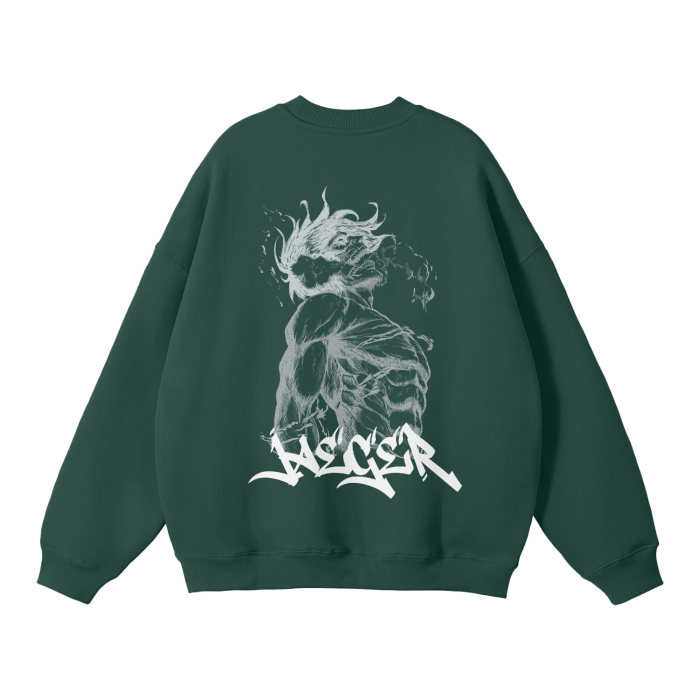 Shattered Chains Streetwear Green Sweatshirt - AY - Line Anime