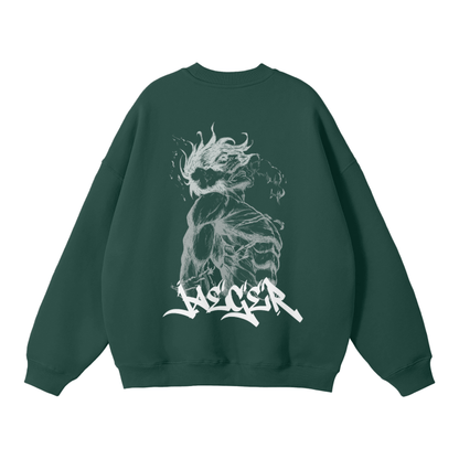 Shattered Chains Streetwear Green Sweatshirt - AY - Line Anime