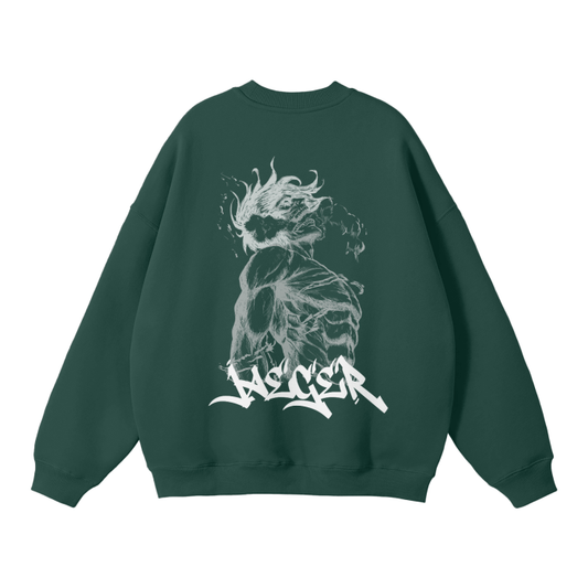 Shattered Chains Streetwear Green Sweatshirt - AY - Line Anime