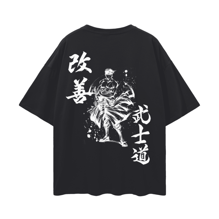 Pirate Hunter Graffiti Streetwear Shirt Black - AY - Line Anime