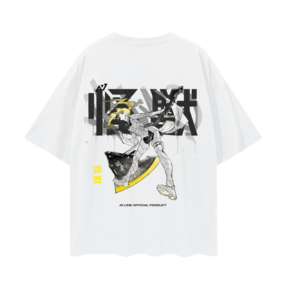 Blonde Blitz Streetwear Shirt - AY - Line Anime
