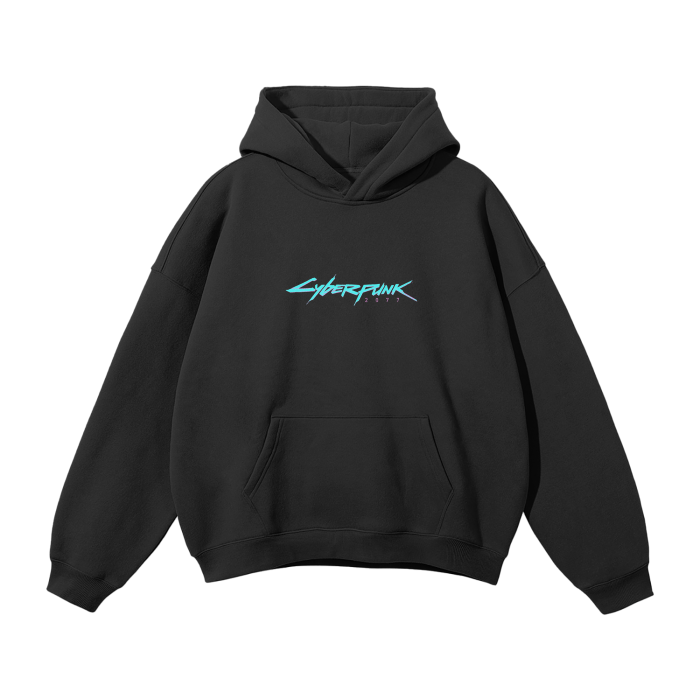 Data Flow Streetwear Hoodie Black - AY - Line Anime