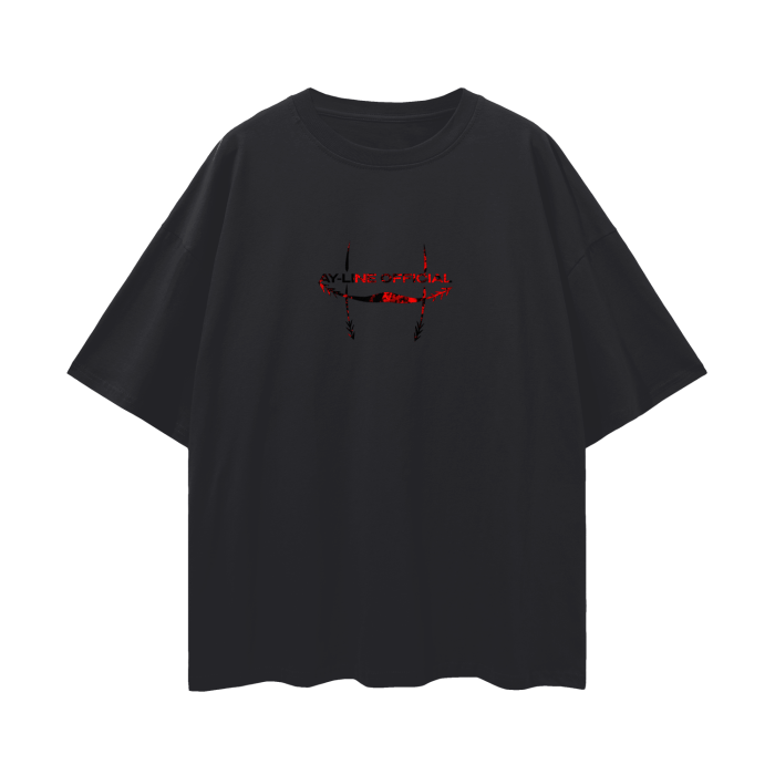 Crimson Flow Streetwear Shirt - AY - Line Anime