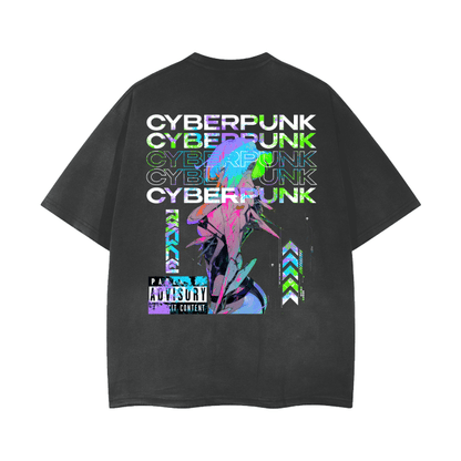 Data Flow Streetwear Shirt Washed - AY - Line Anime