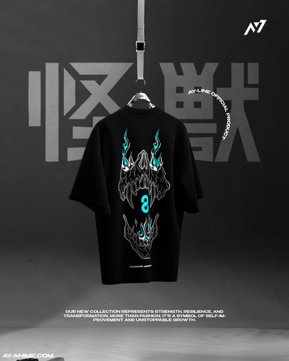 Monster Uprising Streetwear Shirt White and Black - AY - Line Anime