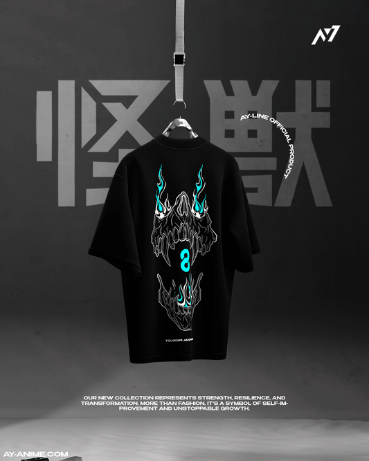 Monster Uprising Streetwear Shirt White and Black - AY - Line Anime