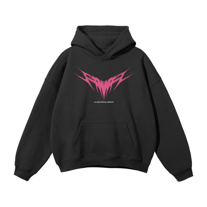 Control Devil Streetwear Hoodie Black - AY - Line Anime