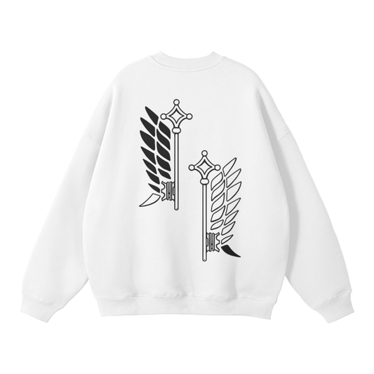 Survey Corps Streetwear Sweatshirt White - AY - Line Anime
