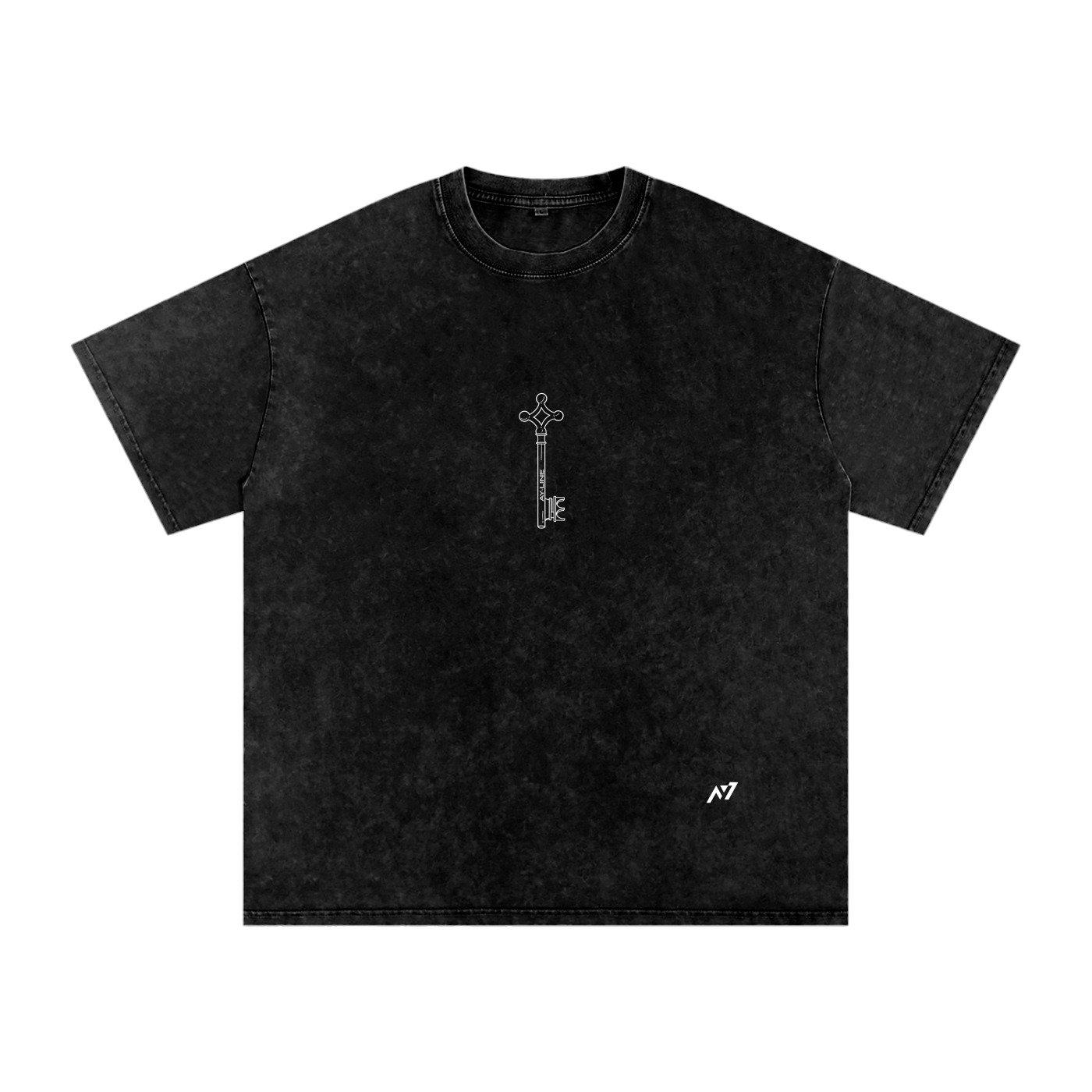 The Unforgiven Path Dark Washed Streetwear Shirt - AY - Line Anime