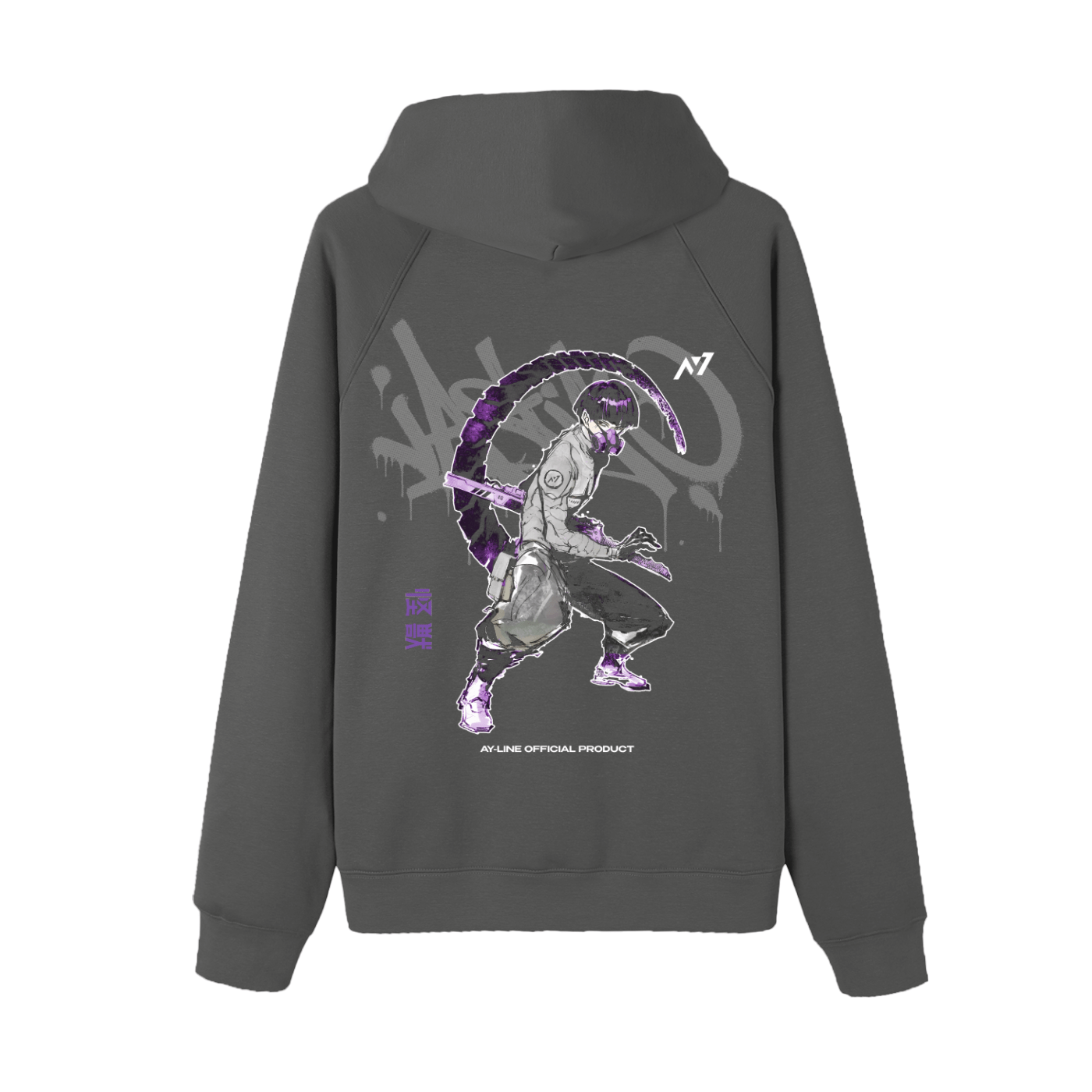 Violet Venom Streetwear Hoodie - AY - Line Anime