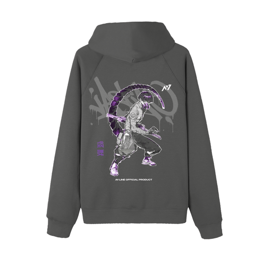 Violet Venom Streetwear Hoodie - AY - Line Anime