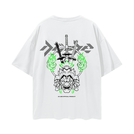 Wrath Carved Streetwear Shirt White - AY - Line Anime