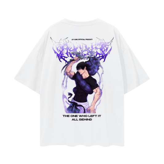 The One Who Left It All Behind Streetwear Shirt White - AY - Line Anime