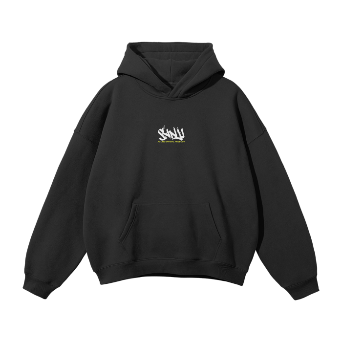 Black Leg Neon Streetwear Hoodie Black - AY - Line Anime