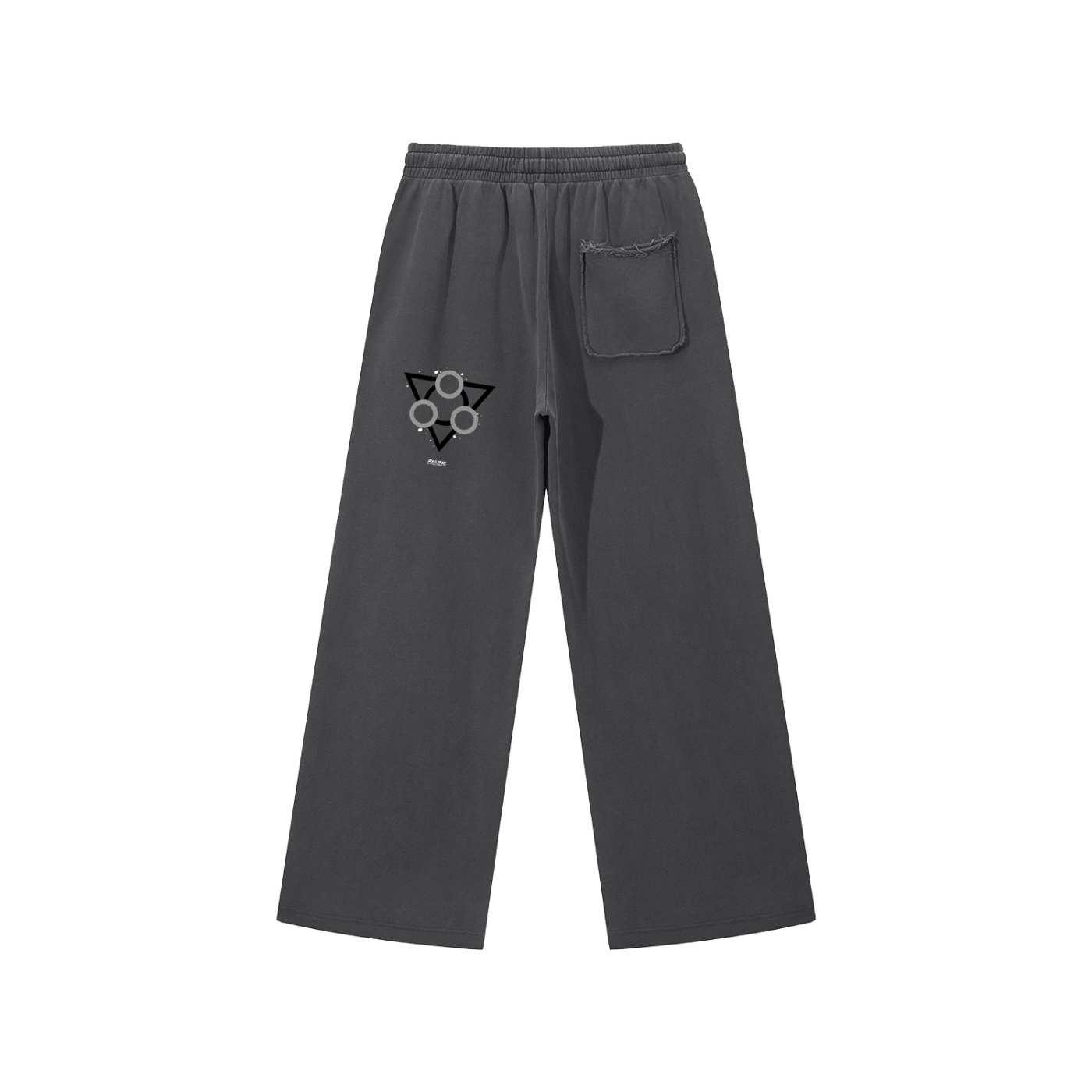 Snow Washed Raw Edge Sweatpants - AY - Line Anime