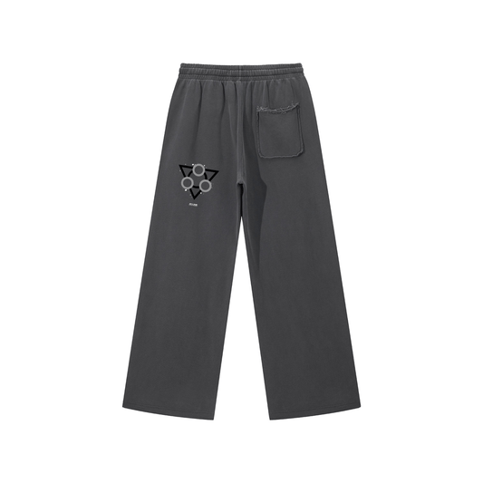 Snow Washed Raw Edge Sweatpants - AY - Line Anime