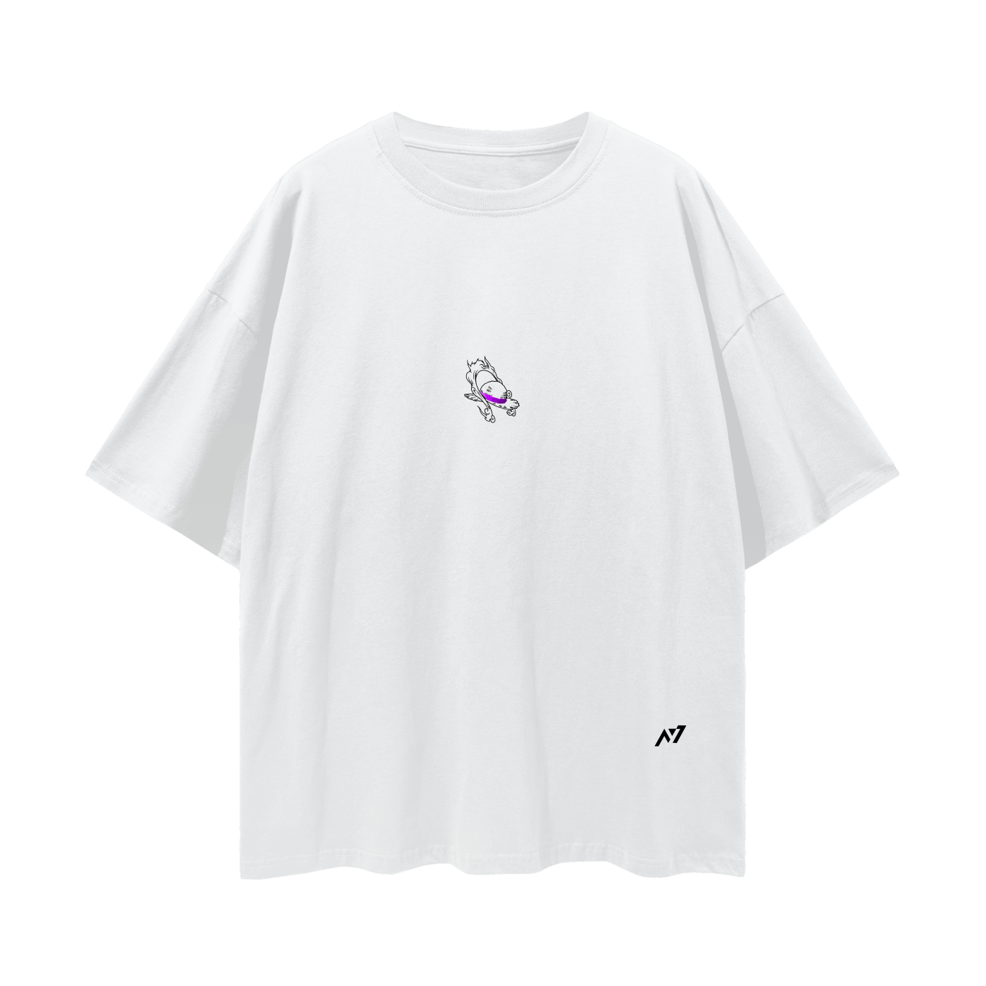 Awakened Pulse Streetwear Shirt White - AY - Line Anime