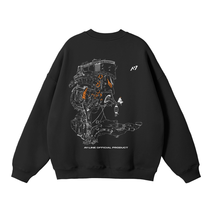 Cycle of Despair Streetwear Sweatshirt Black - AY - Line Anime