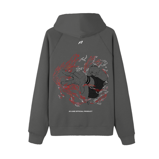 DISGRACE. Streetwear Hoodie - AY - Line Anime