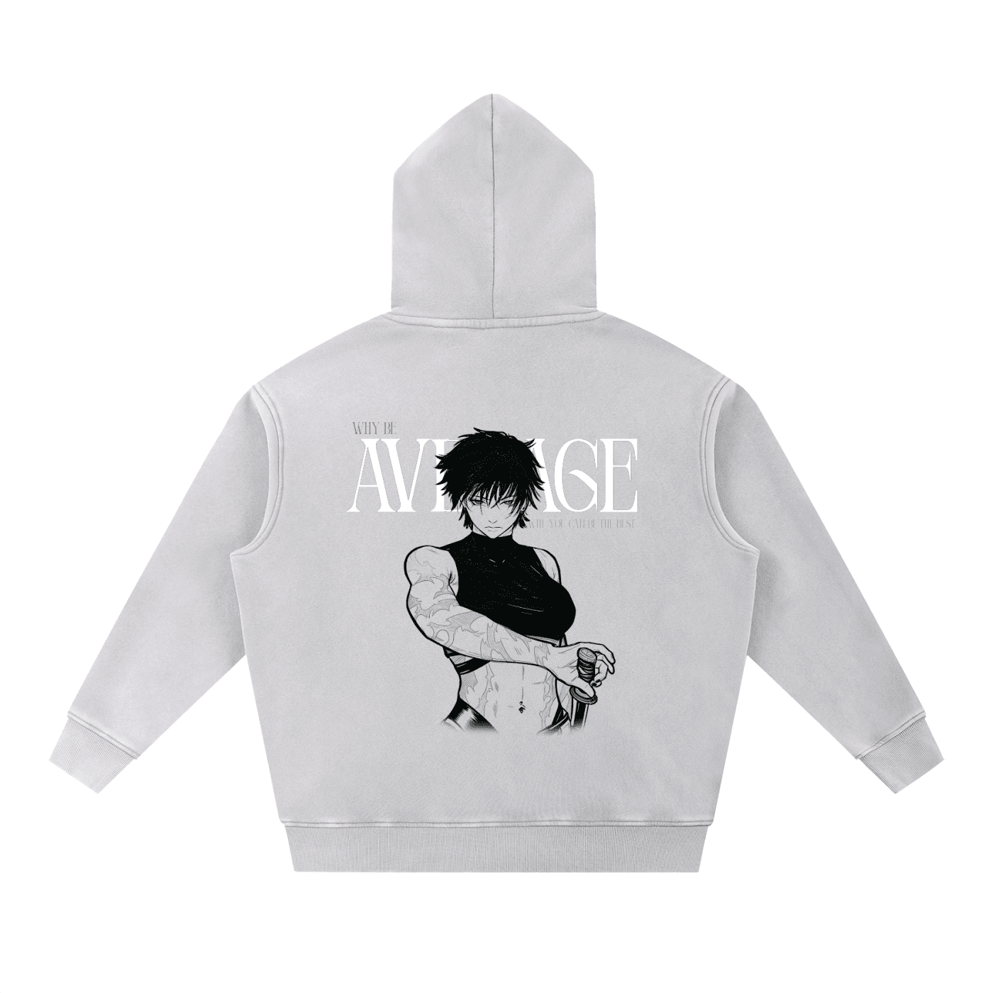 Vicious Resolve Washed Streetwear Hoodie - AY - Line Anime