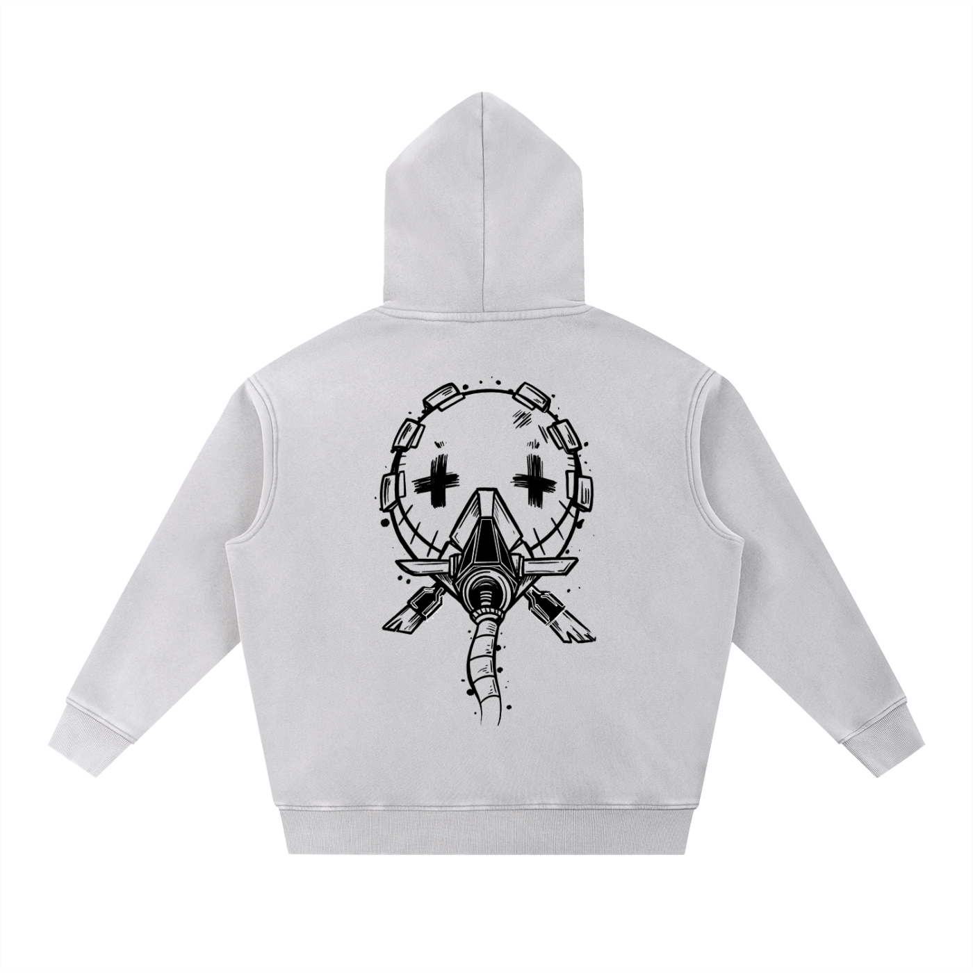 Masked Outcast Washed Hoodie - AY - Line Anime