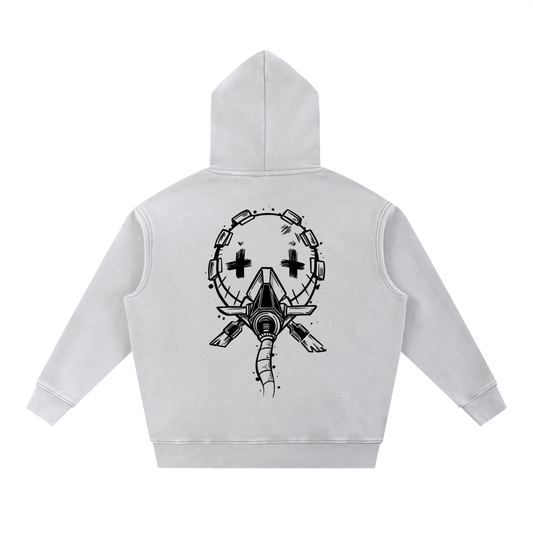 Masked Outcast Washed Hoodie - AY - Line Anime