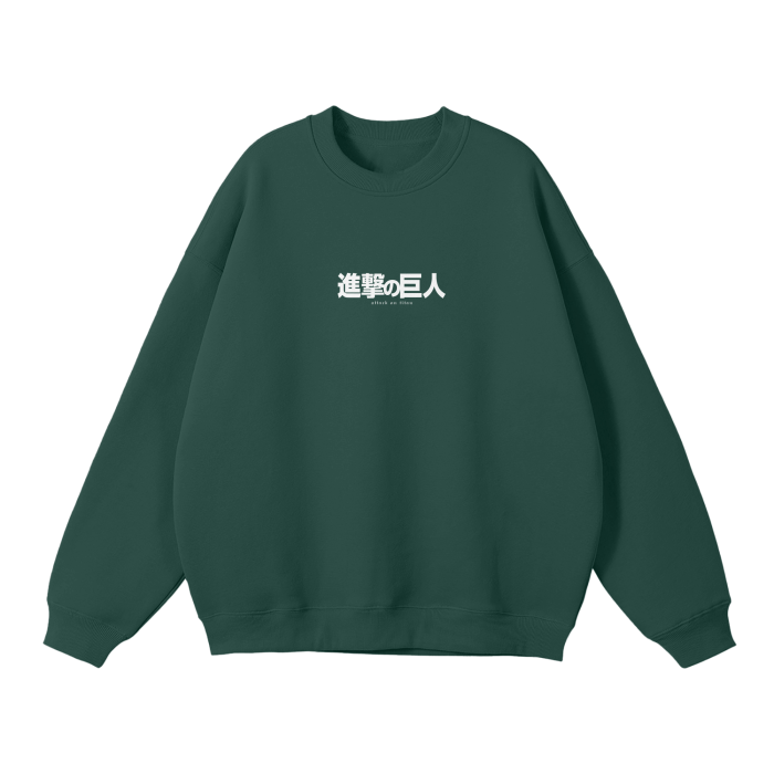 Wings of Destruction Streetwear Sweatshirt Grey - AY - Line Anime