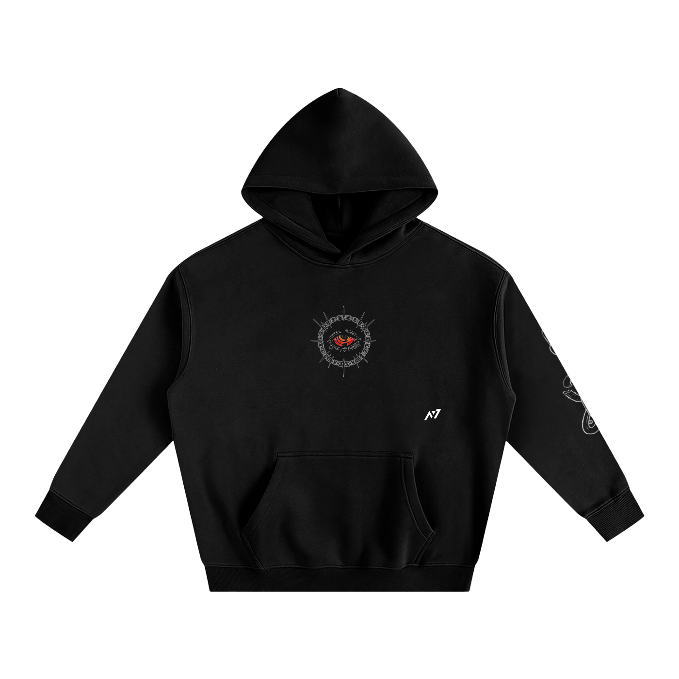 Grind Ritual Streetwear Hoodie - AY - Line Anime