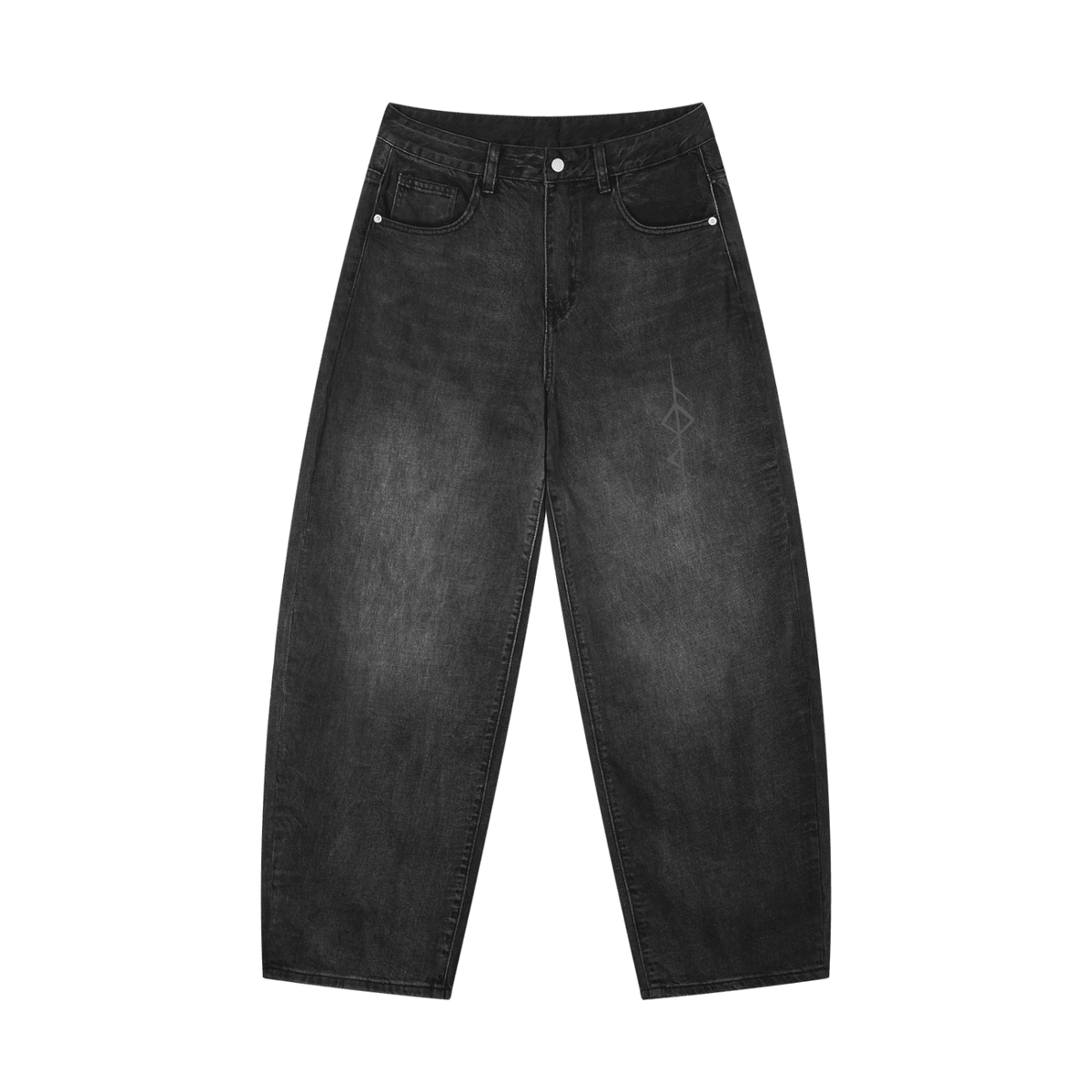 Giants Curse Barrel Leg Jeans - AY - Line Anime