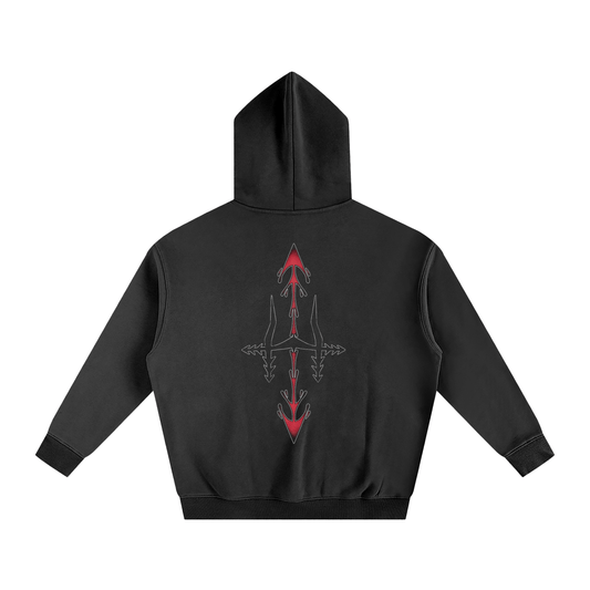 BLOOD. Streetwear Hoodie - AY - Line Anime