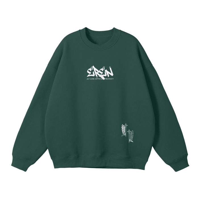 Shattered Chains Streetwear Green Sweatshirt - AY - Line Anime