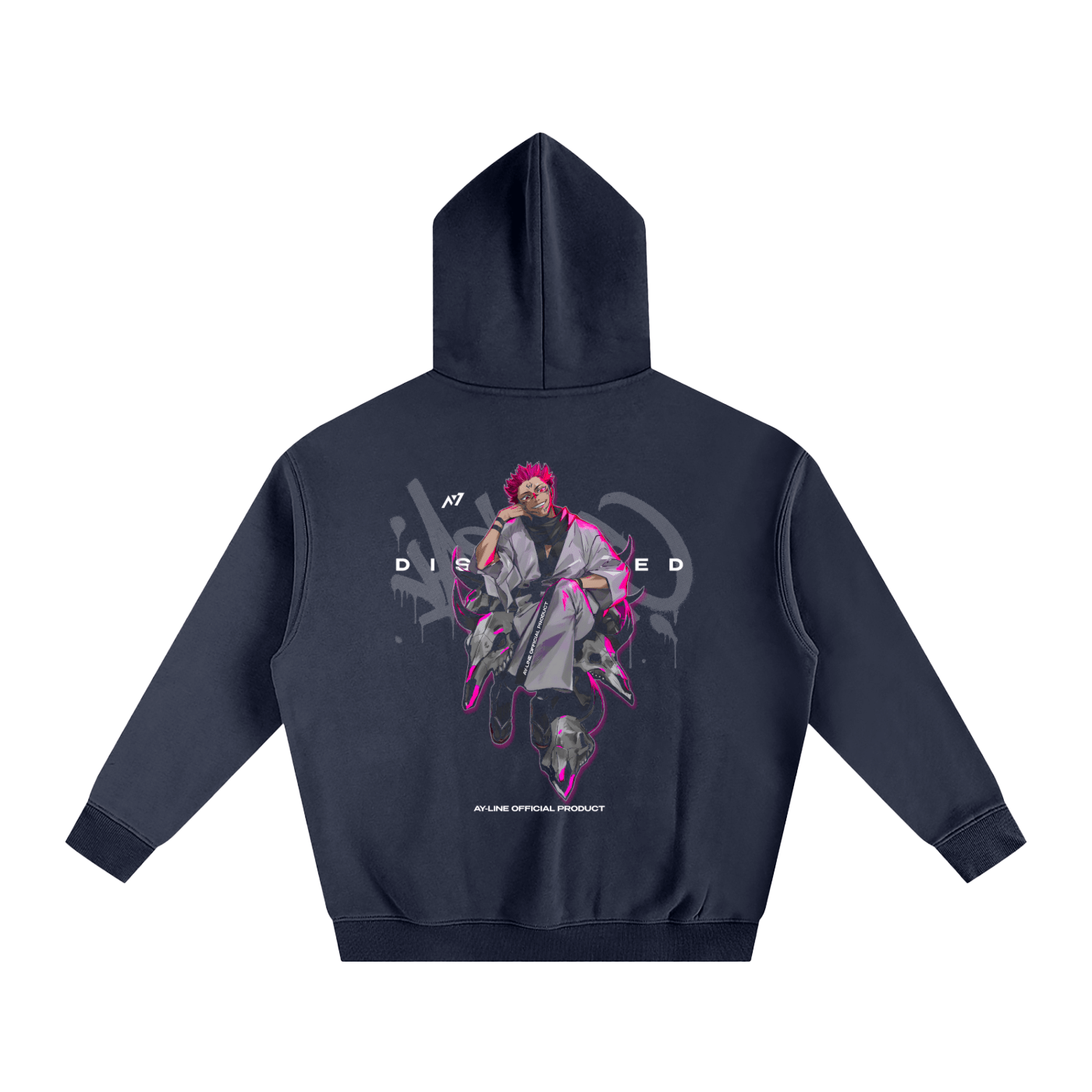 DISGRACE. 2.0 Streetwear Hoodie - AY - Line Anime