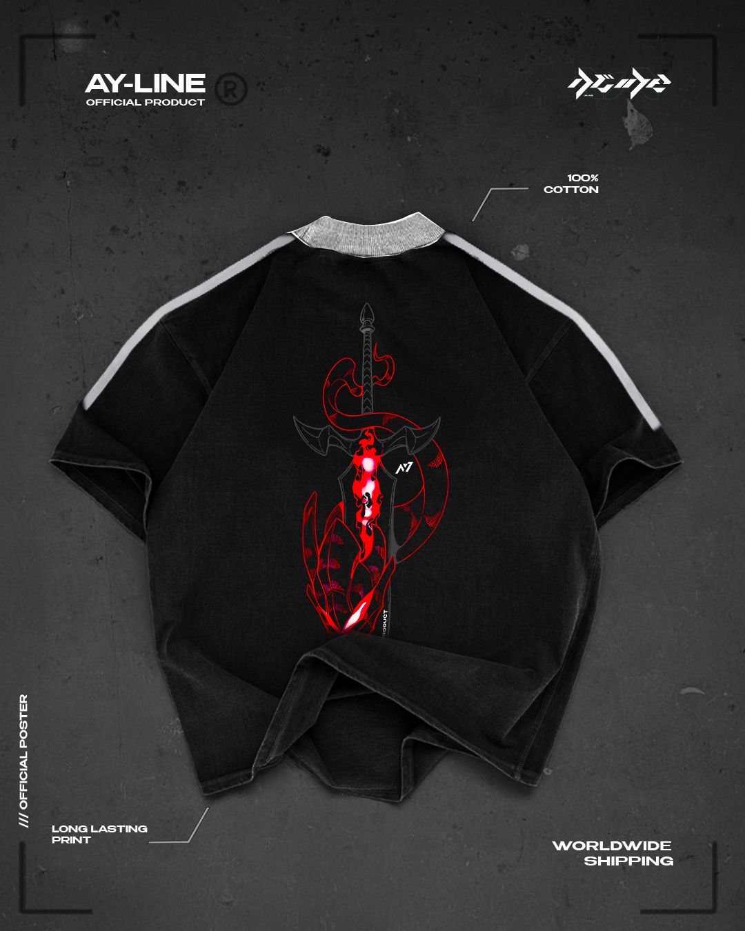 Demonic Blade Streetwear Crewneck - AY - Line Anime