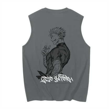 The Honored One Streetwear Tank Top Grey - AY - Line Anime