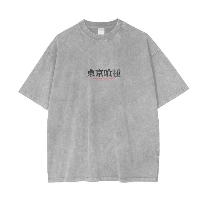 Centipede Streetwear Shirt Grey Washed - AY - Line Anime
