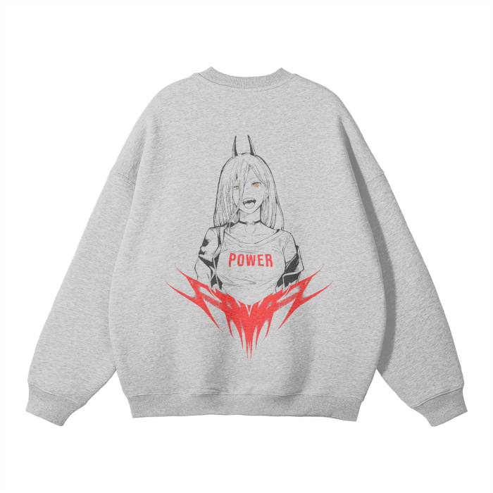 Blood Fiend Streetwear Sweatshirt Grey - AY - Line Anime