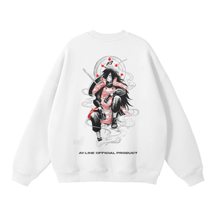 Ojo de la luna streetwear sudadera blanca