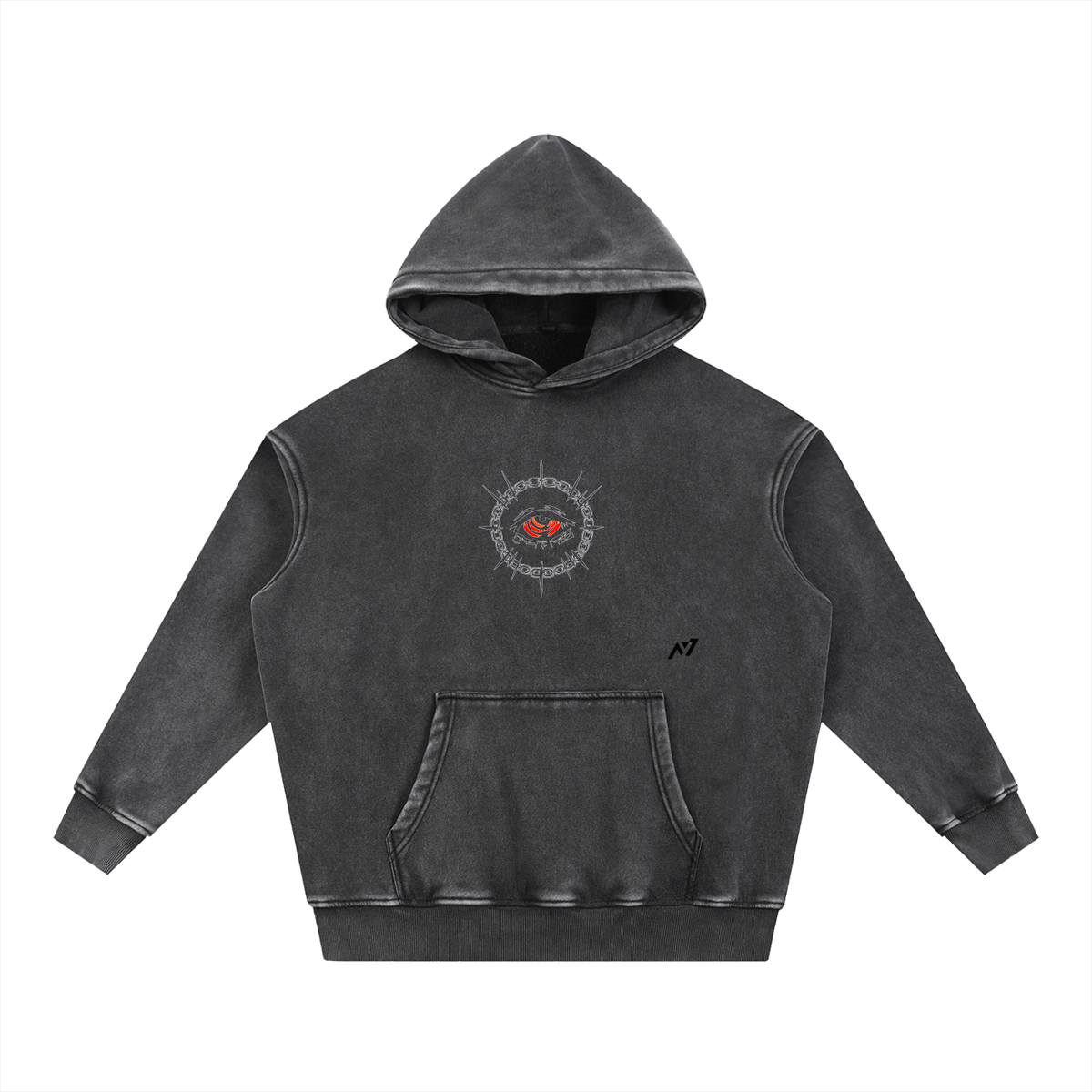 Saint of Violence Washed Hoodie - AY - Line Anime
