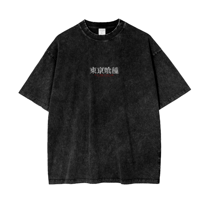 Centipede Streetwear Shirt Black Washed - AY - Line Anime