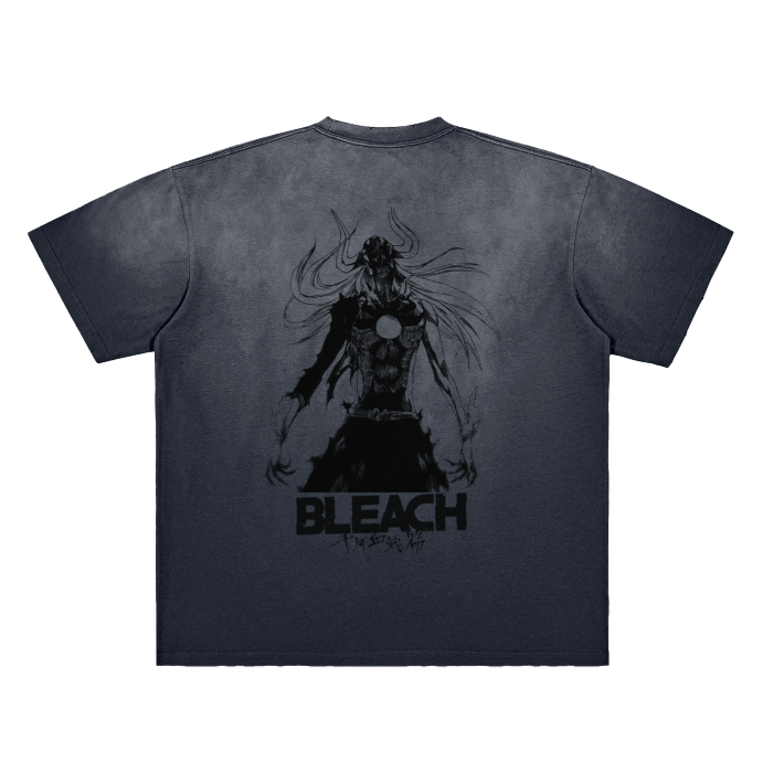 Blade of Justice Hollow Streetwear Shirt Grey Washed Heavy Weight - AY - Line Anime